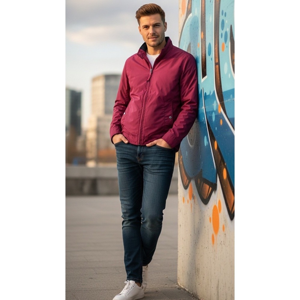 Jack Spade New York Jacket Coat Dark‎ Red Color Mens Size Small
